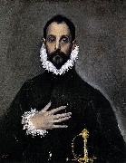 Nobleman with his Hand on his Chest El Greco